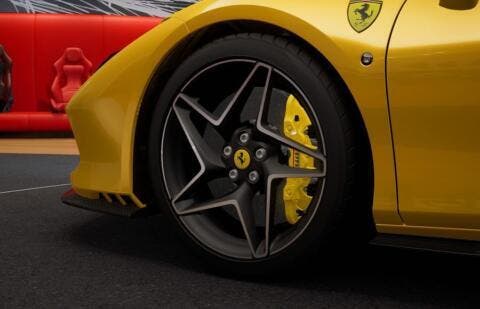 Ferrari F8 Tributo Giallo Triplo Strato