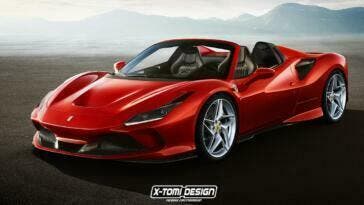 Ferrari F8 Tributo Spider render
