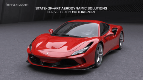 Ferrari F8 Tributo nuovi video prestazioni aerodinamica