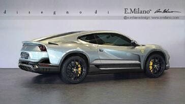 Ferrari Purosangue render E. Milano