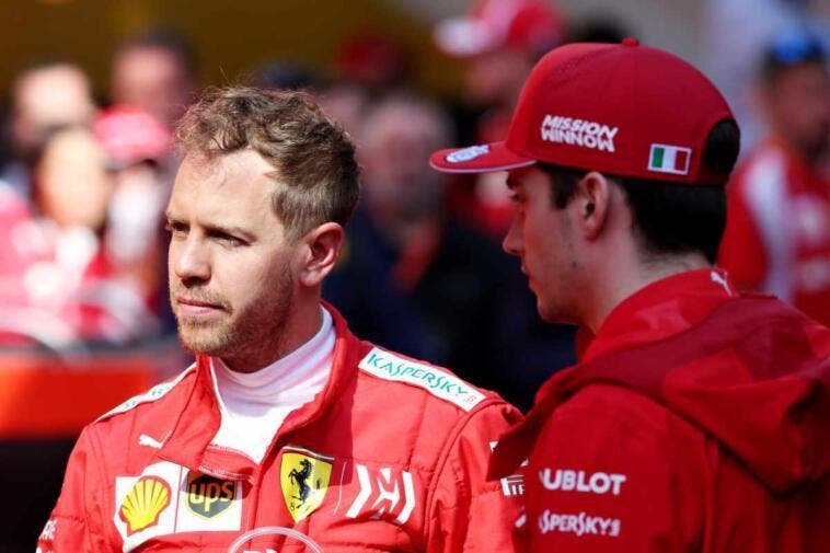 Vettel e Leclerc - Ferrari