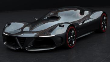 Alfa Romeo Gtl Evo concept Supercar render