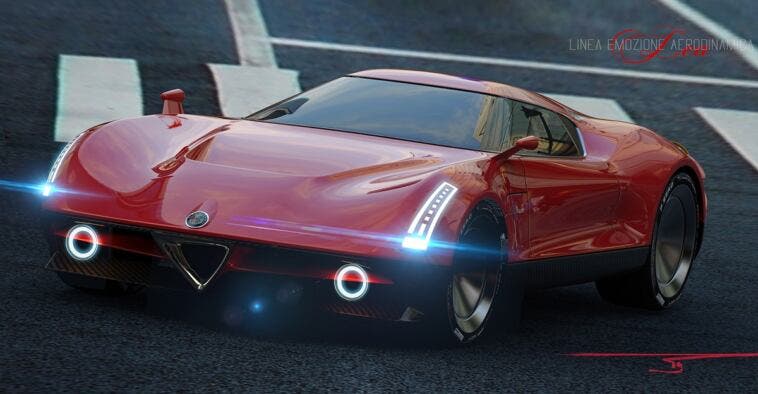 Alfa Romeo LEA concept render