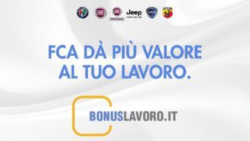 FCA Bonus Lavoro aprile