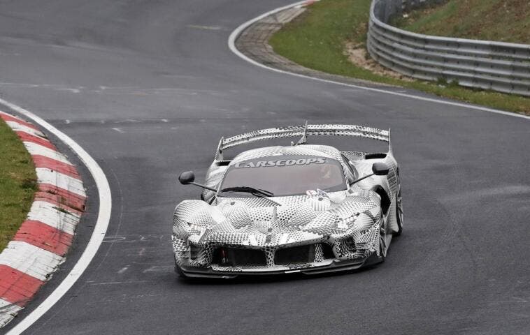 Ferrari FXX K Evo prototipo Nurburgring