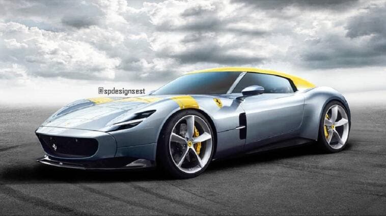 Ferrari Monza Coupé render