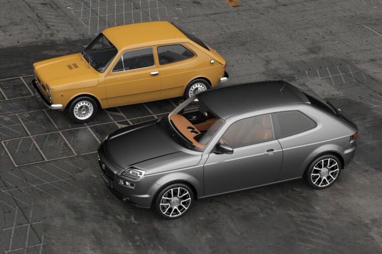 Fiat 127 concept render
