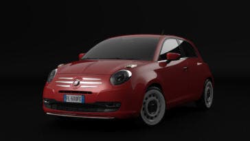 Fiat 600 moderna render