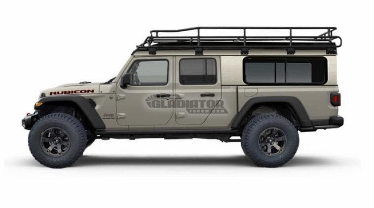 Jeep Gladiator 2020 conversioni render