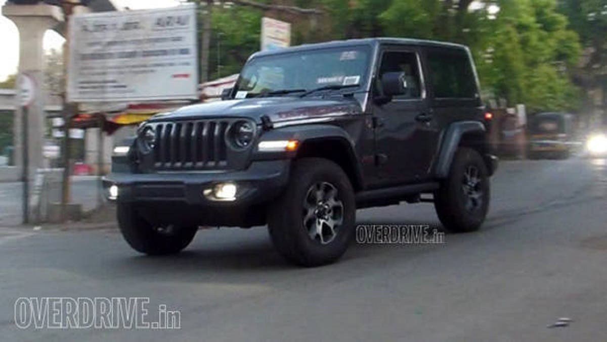 Nuova Jeep Wrangler foto spia India