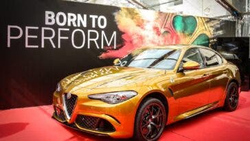 Alfa Romeo Giulia Quadrifoglio ocra