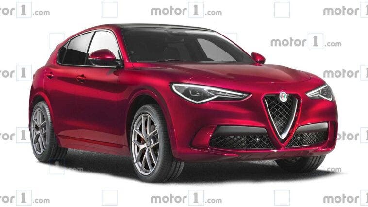 Alfa Romeo Stelvio restyling render