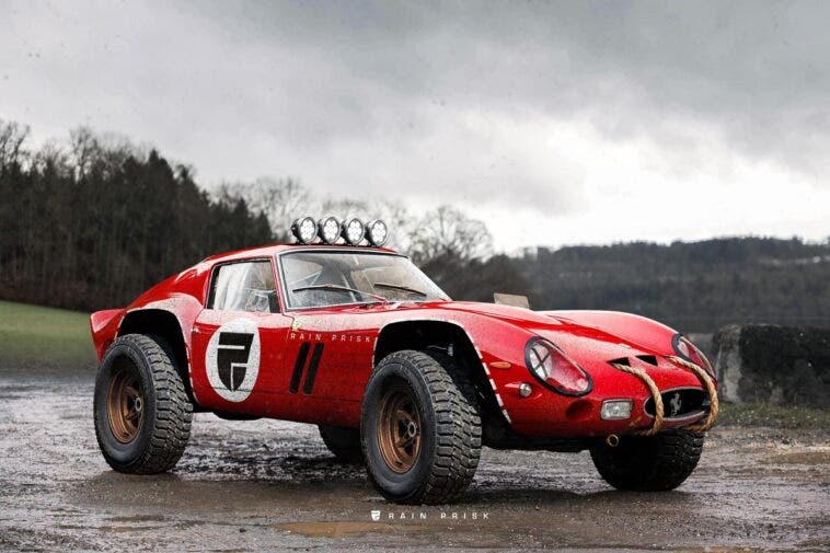 Ferrari 250 GTO off-road render