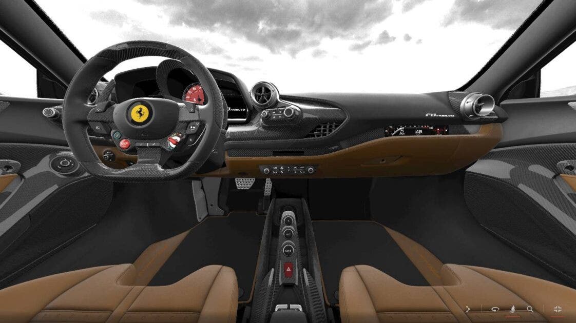 Ferrari F8 Tributo: online il configuratore ufficiale della nuova