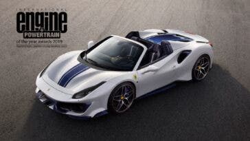 Ferrari V8 International Engine Powertrain of the Year 2019