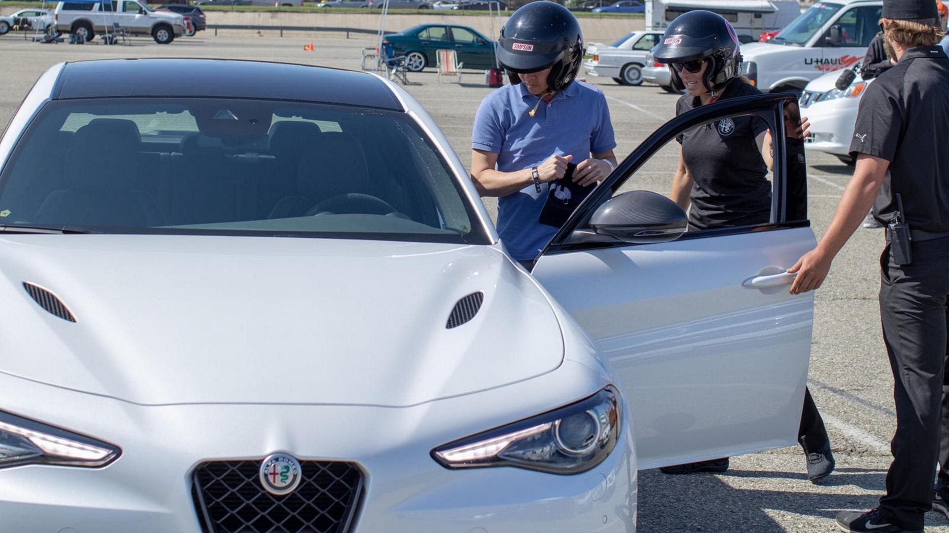 Alfa Romeo Giulia Quadrifoglio evento BMW