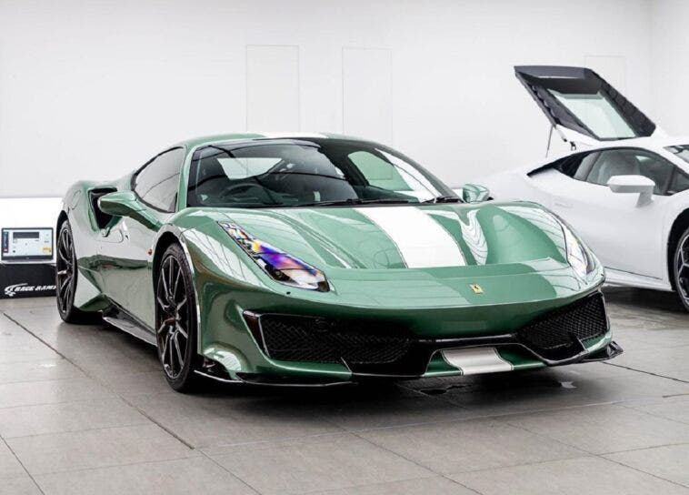 Ferrari 488 Pista Verde Francesca