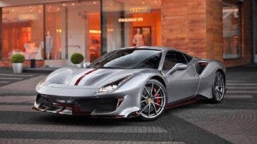 Ferrari 488 Pista argento