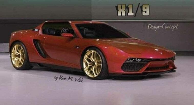 Fiat X1/9 render