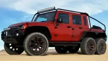 Jeep Wrangler Unlimited Custom 6x6 asta