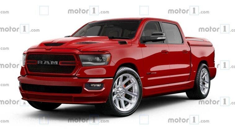 Ram 1500 SRT-10 render