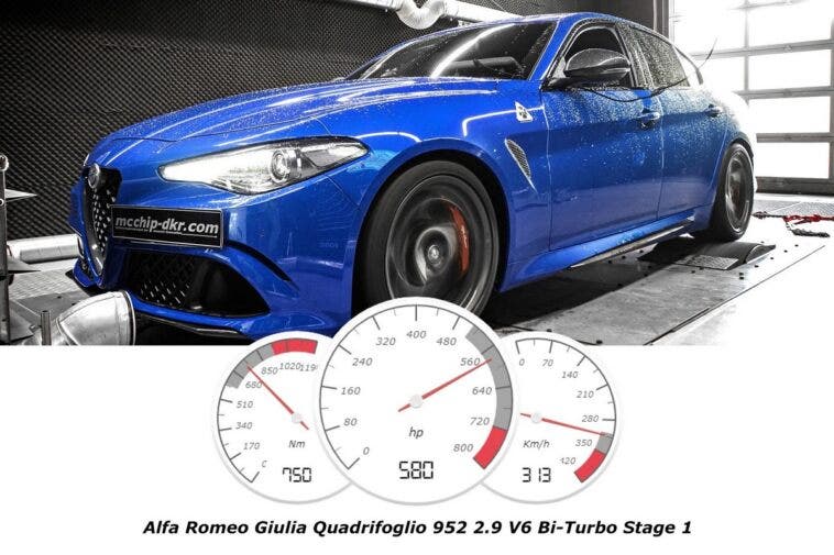 Alfa Romeo Giulia Quadrifoglio McChip