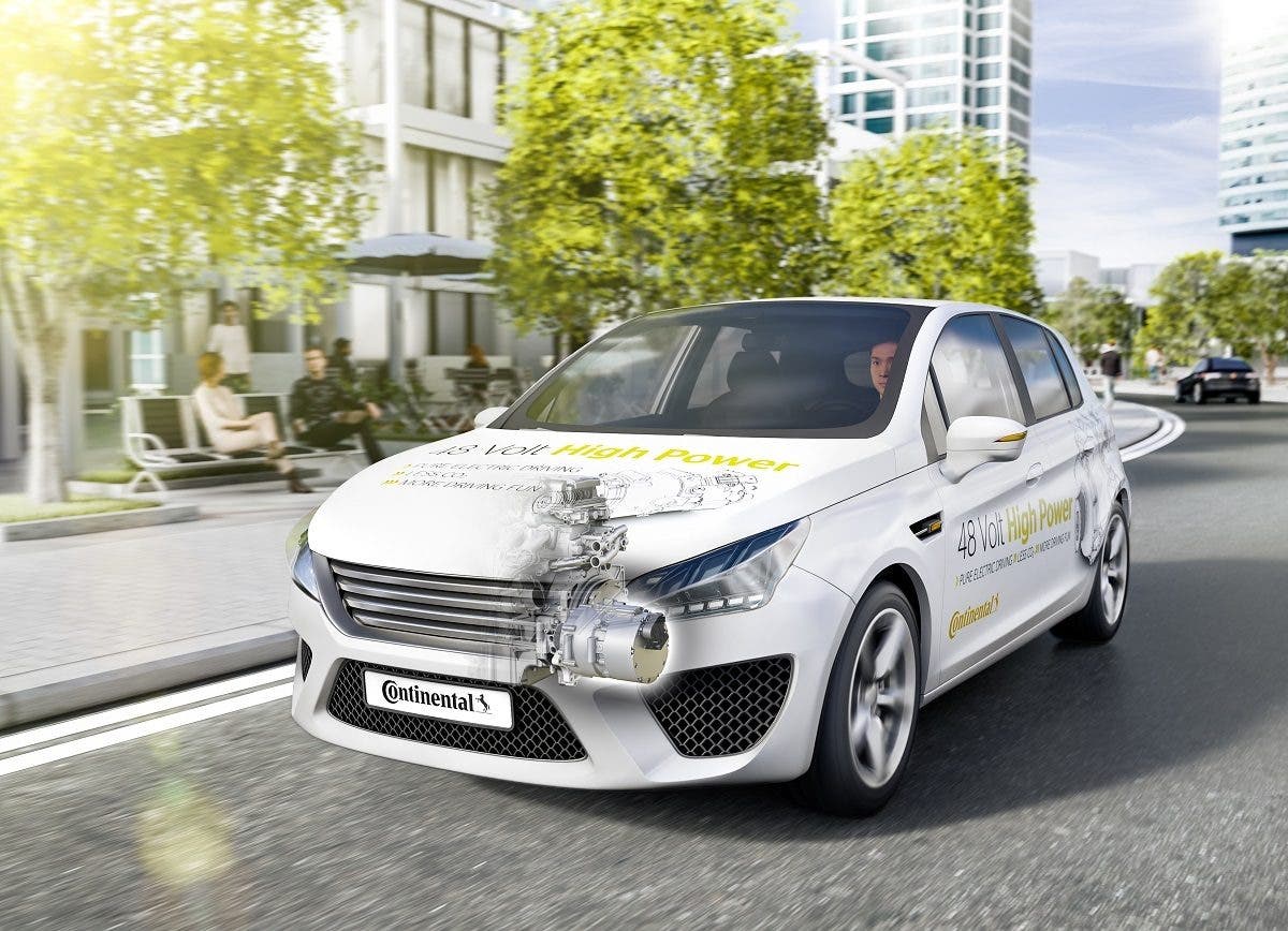 Continental nuovo impianto 48V full hybrid