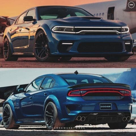 Dodge Charger Hellcat Widebody render