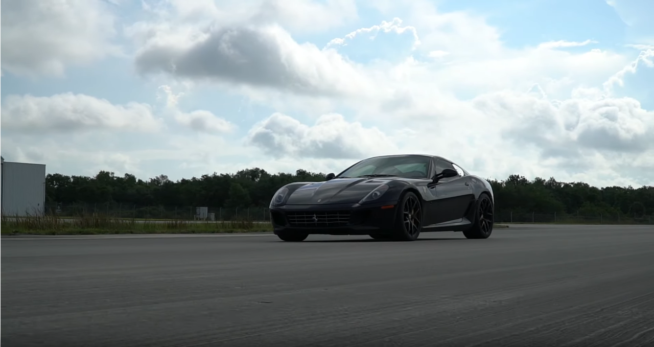 Ferrari 599 GTB test velocità