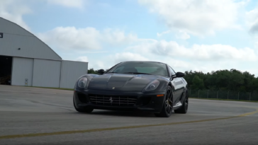 Ferrari 599 GTB test velocità