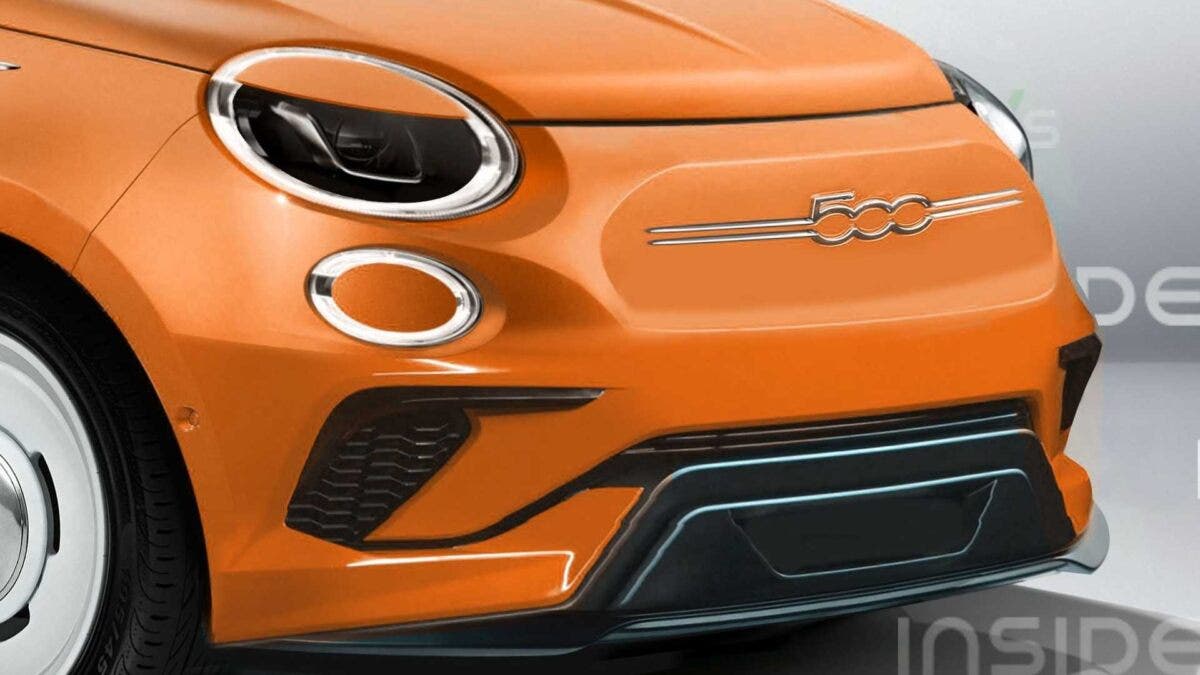 Nuova Fiat 500e render