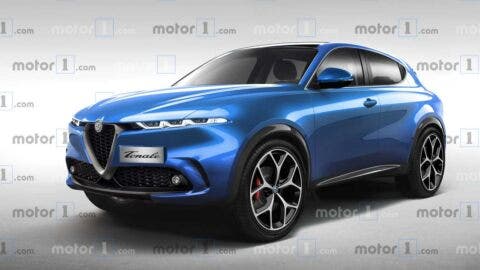 Alfa Romeo Tonale render Motor1.com