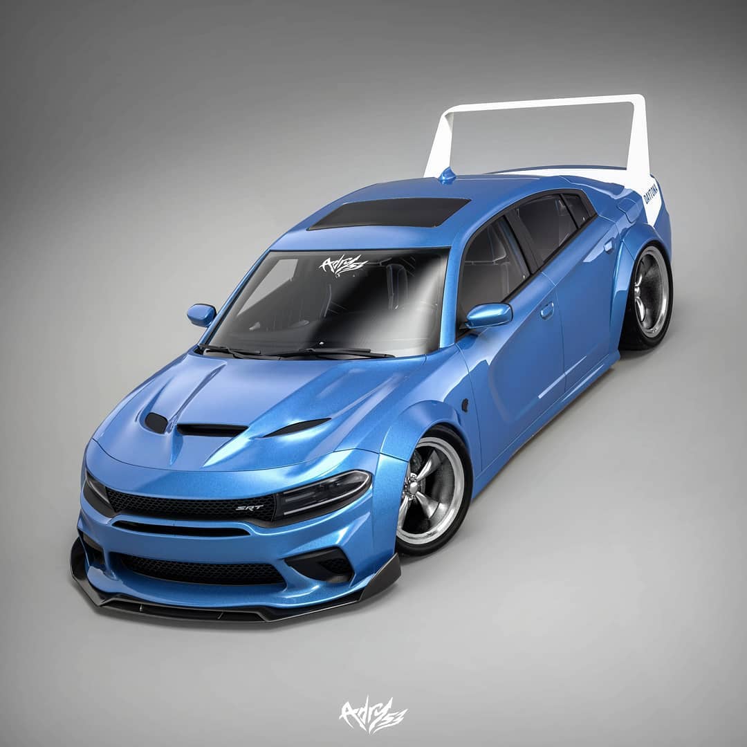 Dodge Charger SRT Hellcat Daytona 2020 render