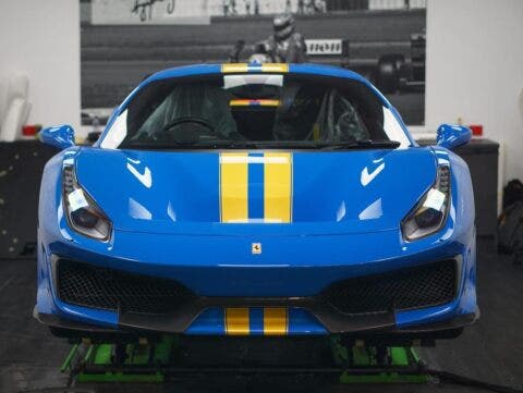 Ferrari 488 Pista Azzurro Dino