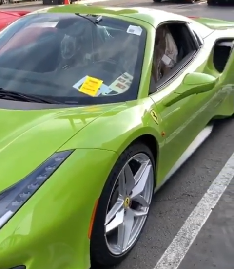 Ferrari 488 Pista Spider Verde Germoglio