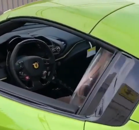 Ferrari 488 Pista Spider Verde Germoglio