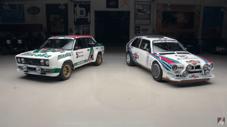 Lancia Delta S4 e Fiat 131 Abarth Jay Leno