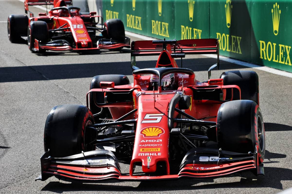 Sebastian Vettel e Charles Leclerc - Ferrari