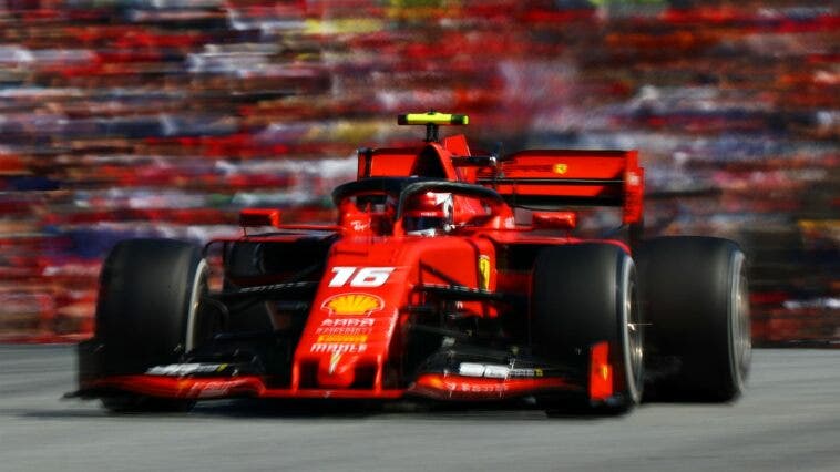 Charles Leclerc su Ferrari SF90