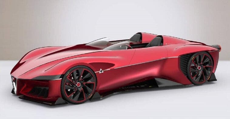 Alfa Romeo Disco Volante concept render