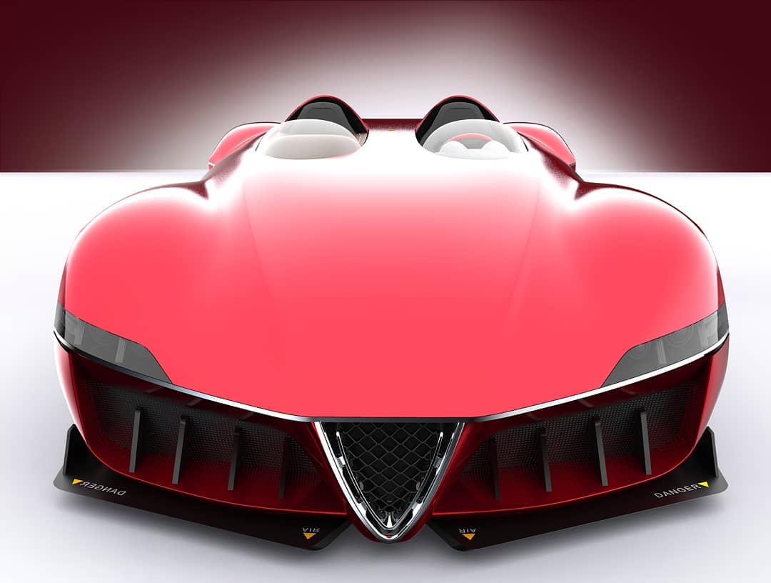 Alfa Romeo Disco Volante concept render
