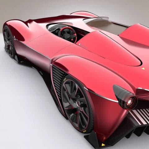 Alfa Romeo Disco Volante concept render