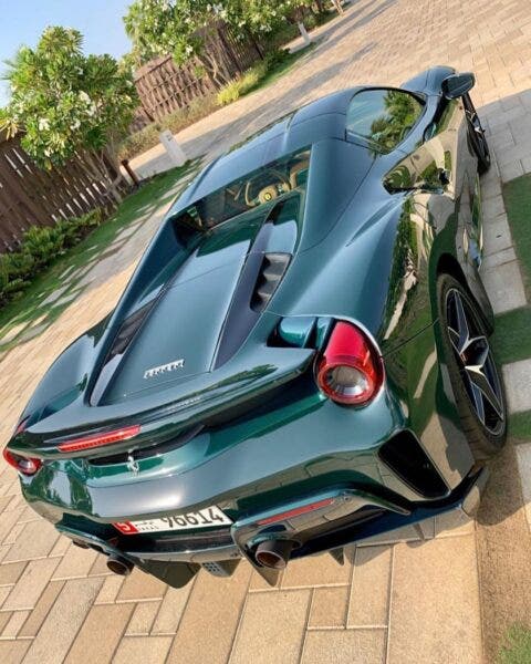 Ferrari 488 Pista Spider Verde British