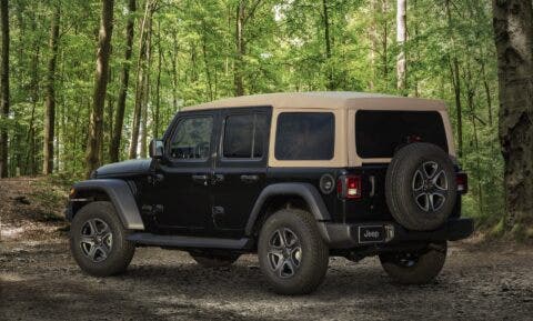 Jeep Wrangler Black & Tan 2020