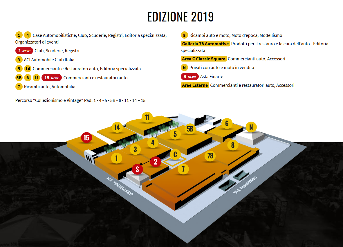 Salone Auto e Moto d'Epoca 2019