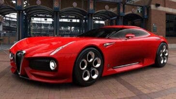 Alfa Romeo 8C render