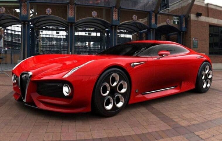 Alfa Romeo 8C render