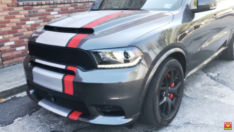 Dodge Durango SRT motore Hellcat cofano Demon