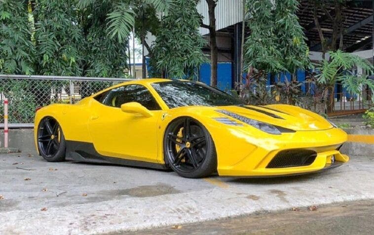 Ferrari 458 Speciale sospensioni pneumatiche