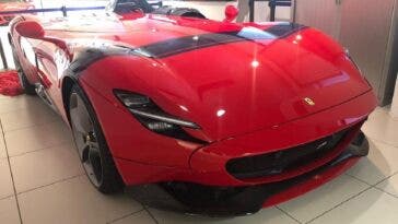 Ferrari Monza SP1 rossa nera